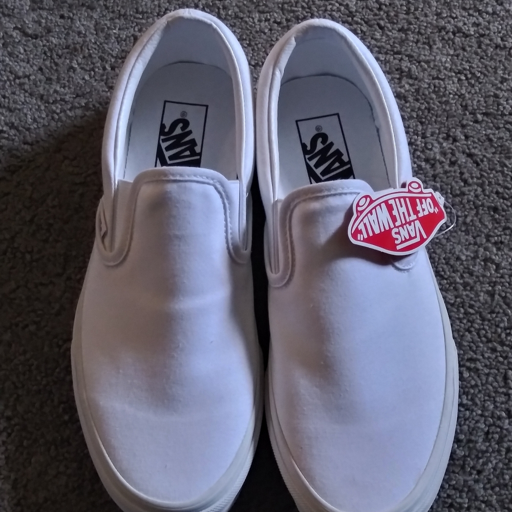 Brand new white vans